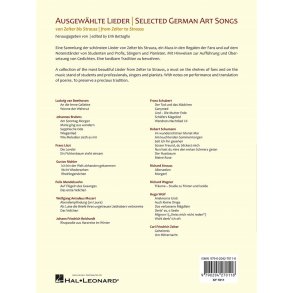 Ausgewählte Lieder von Zelter bis Strauss (HV) : herausgegeben von Erik Battaglia